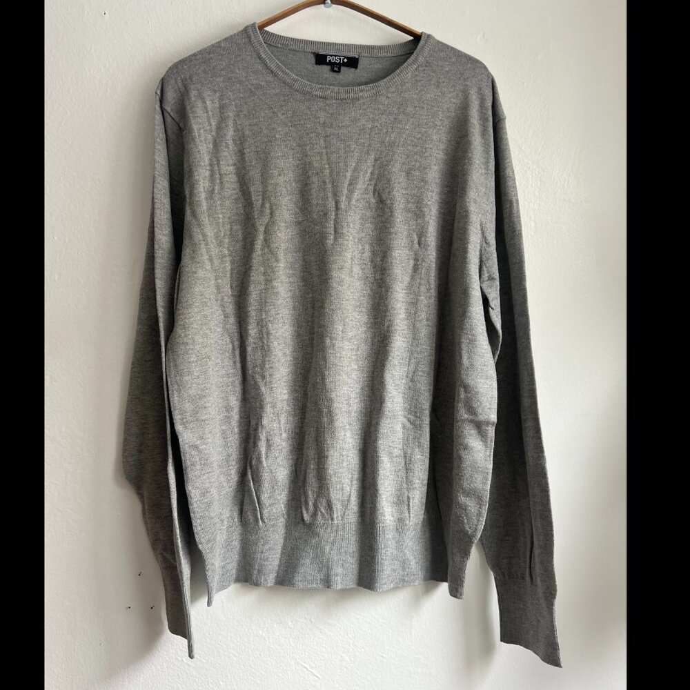 Men’s XL very soft grey sweater from POST+ very good condition,